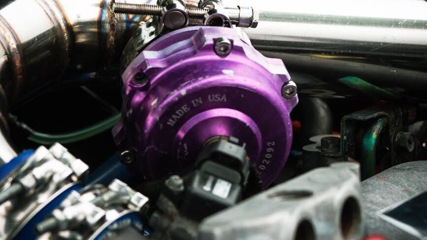 close up of car parts